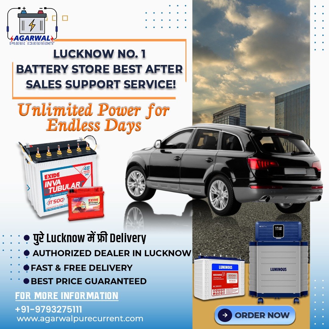 Best Exide Battery Dealer in Aliganj