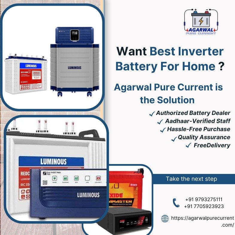 best inverter battery for home in Lucknow